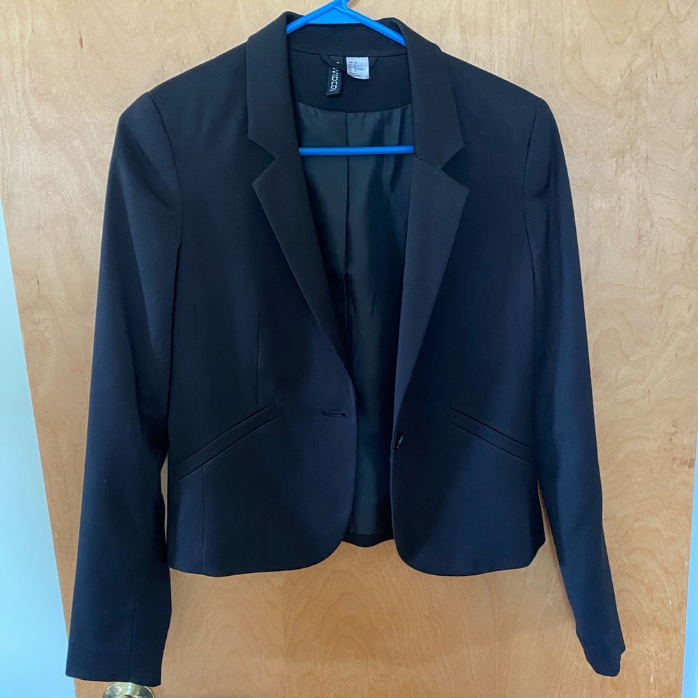 Divided Black Blazer
